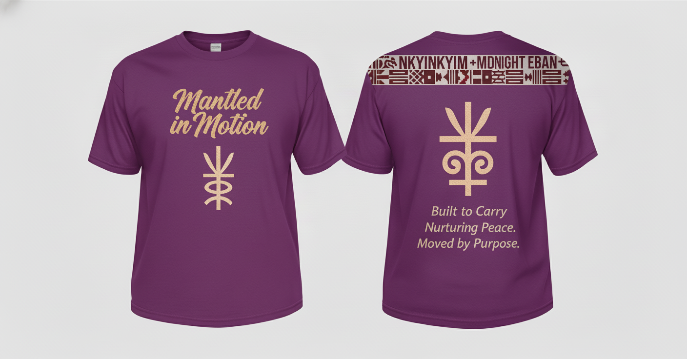 Mantled in Motion Tee – IAM HERITAGE HOUSE Edition