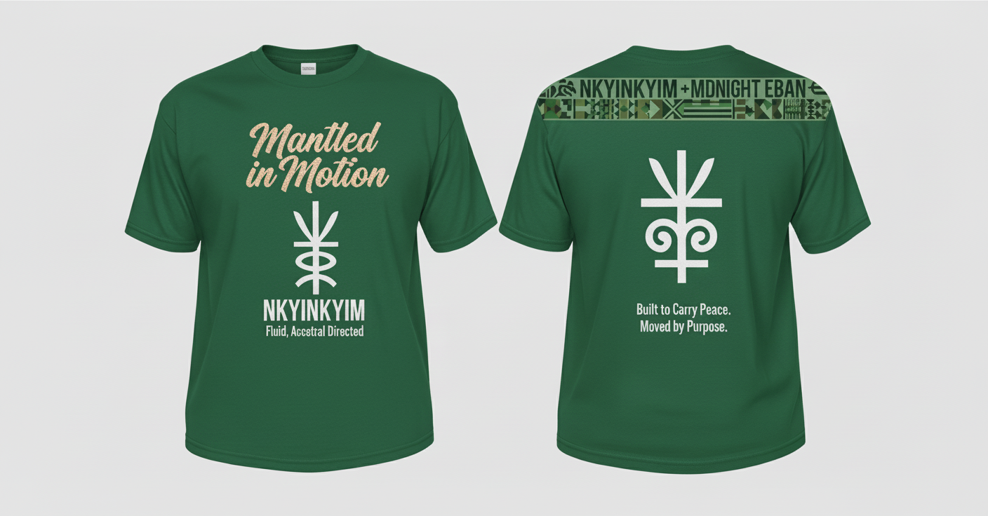Mantled in Motion Tee – IAM HERITAGE HOUSE Edition