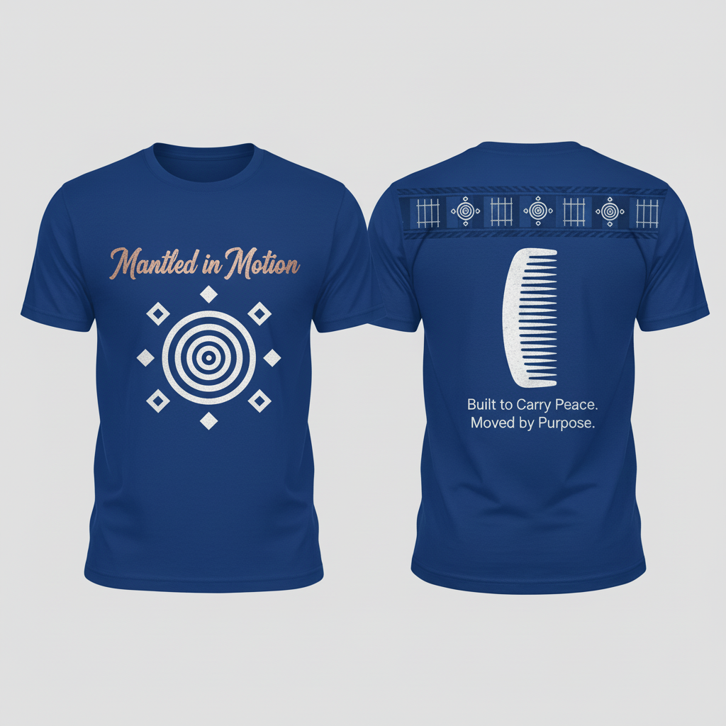 Mantled in Motion Tee – IAM HERITAGE HOUSE Edition
