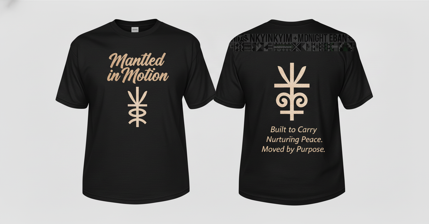 Mantled in Motion Tee – IAM HERITAGE HOUSE Edition