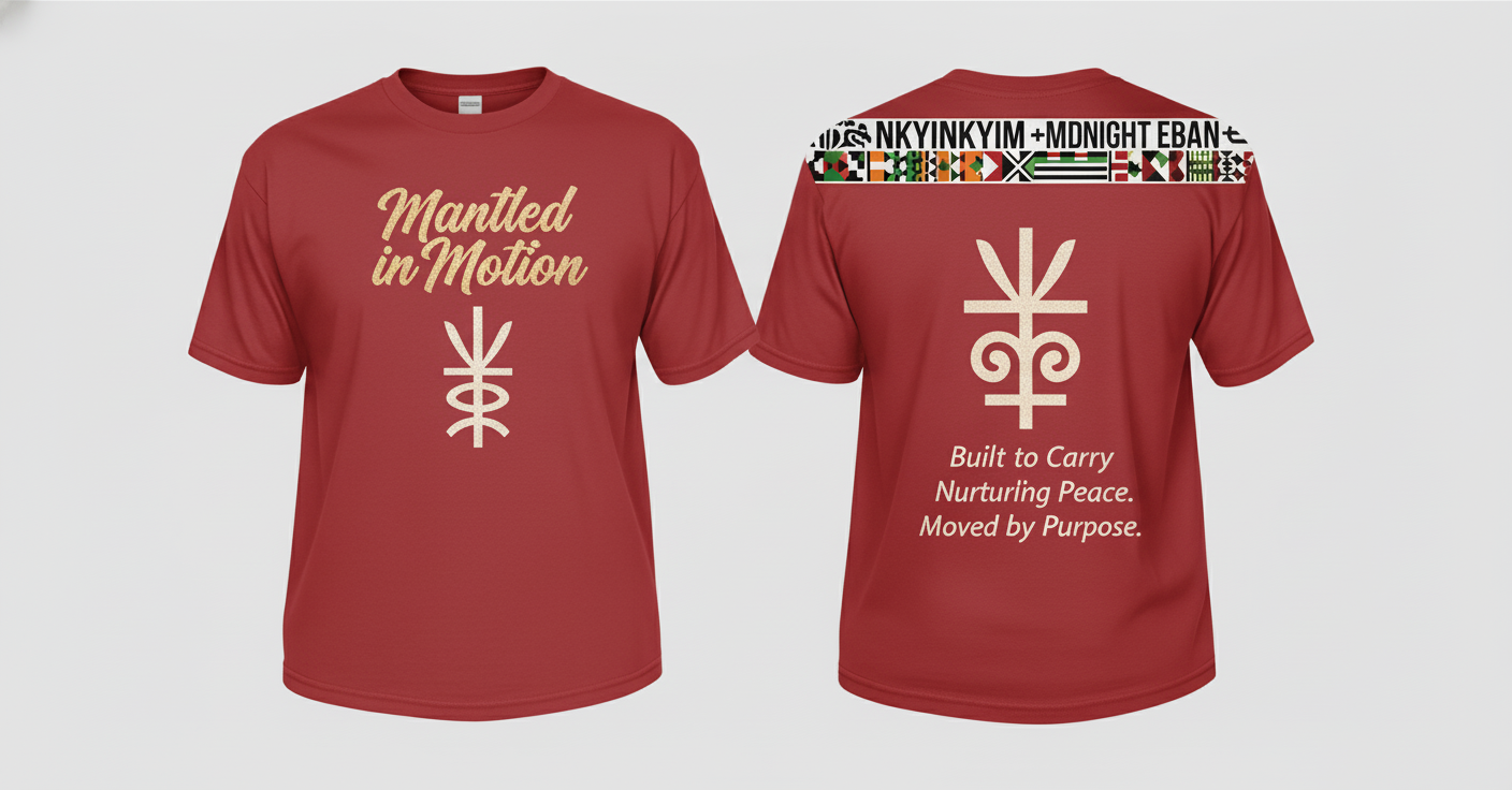 Mantled in Motion Tee – IAM HERITAGE HOUSE Edition