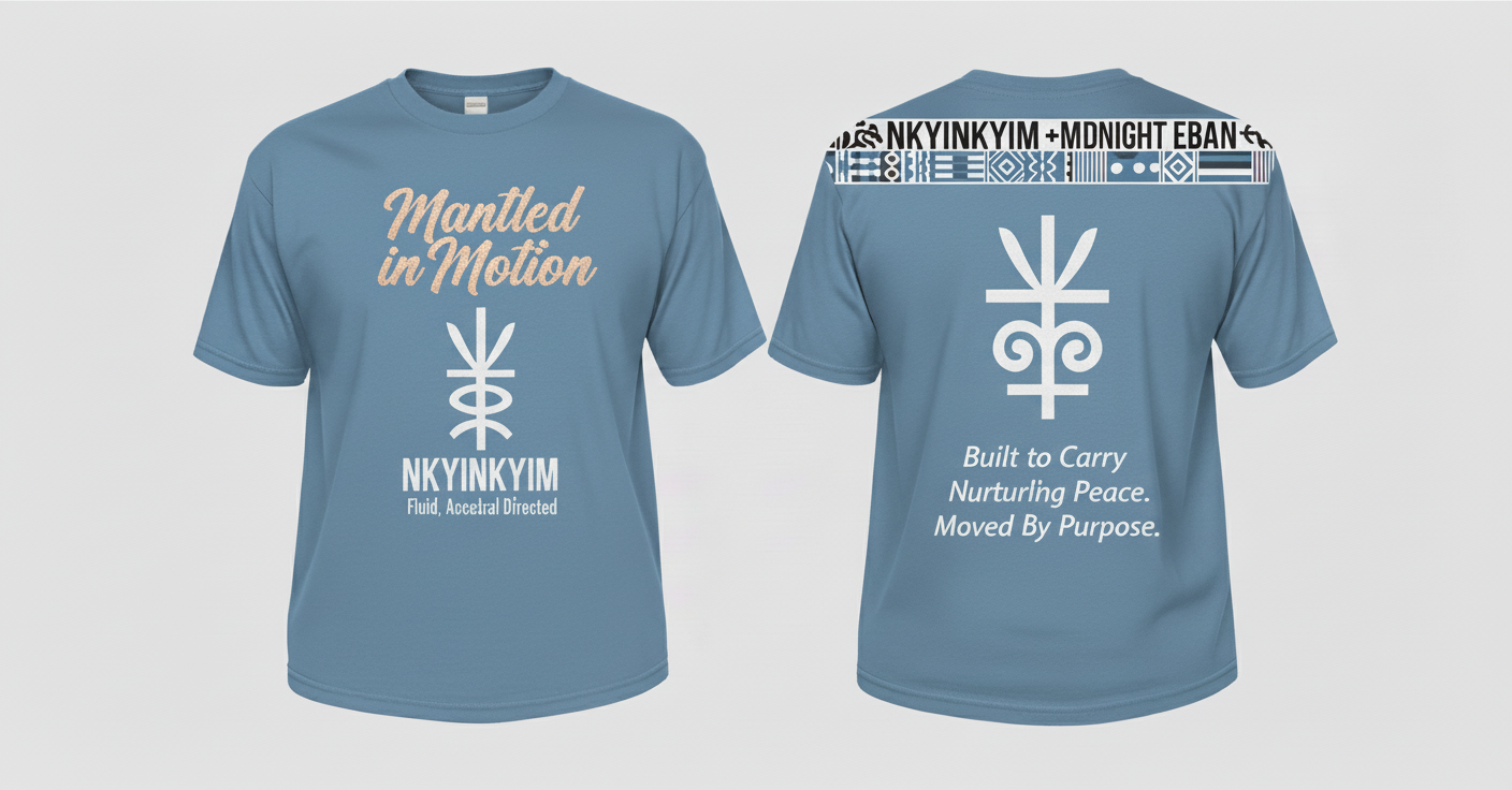Mantled in Motion Tee – IAM HERITAGE HOUSE Edition