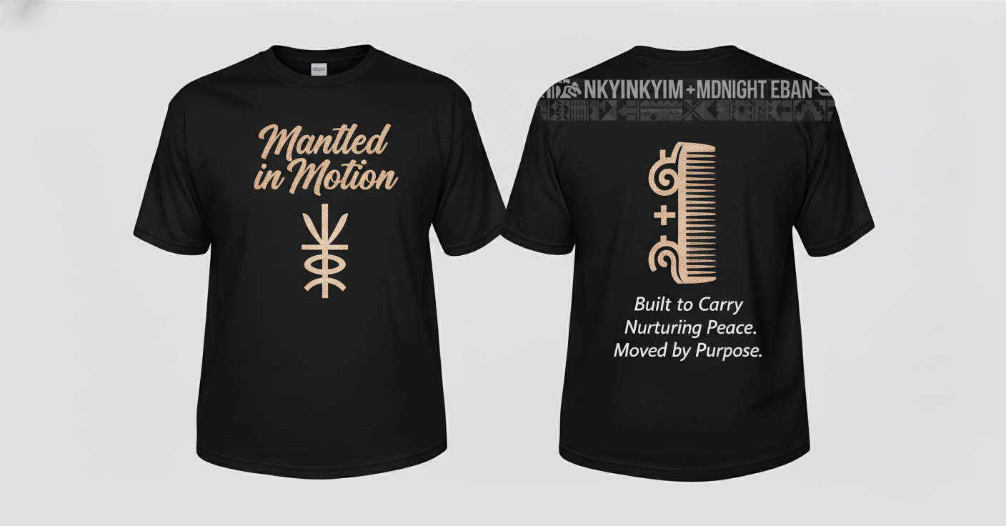 Mantled in Motion Tee – IAM HERITAGE HOUSE Edition