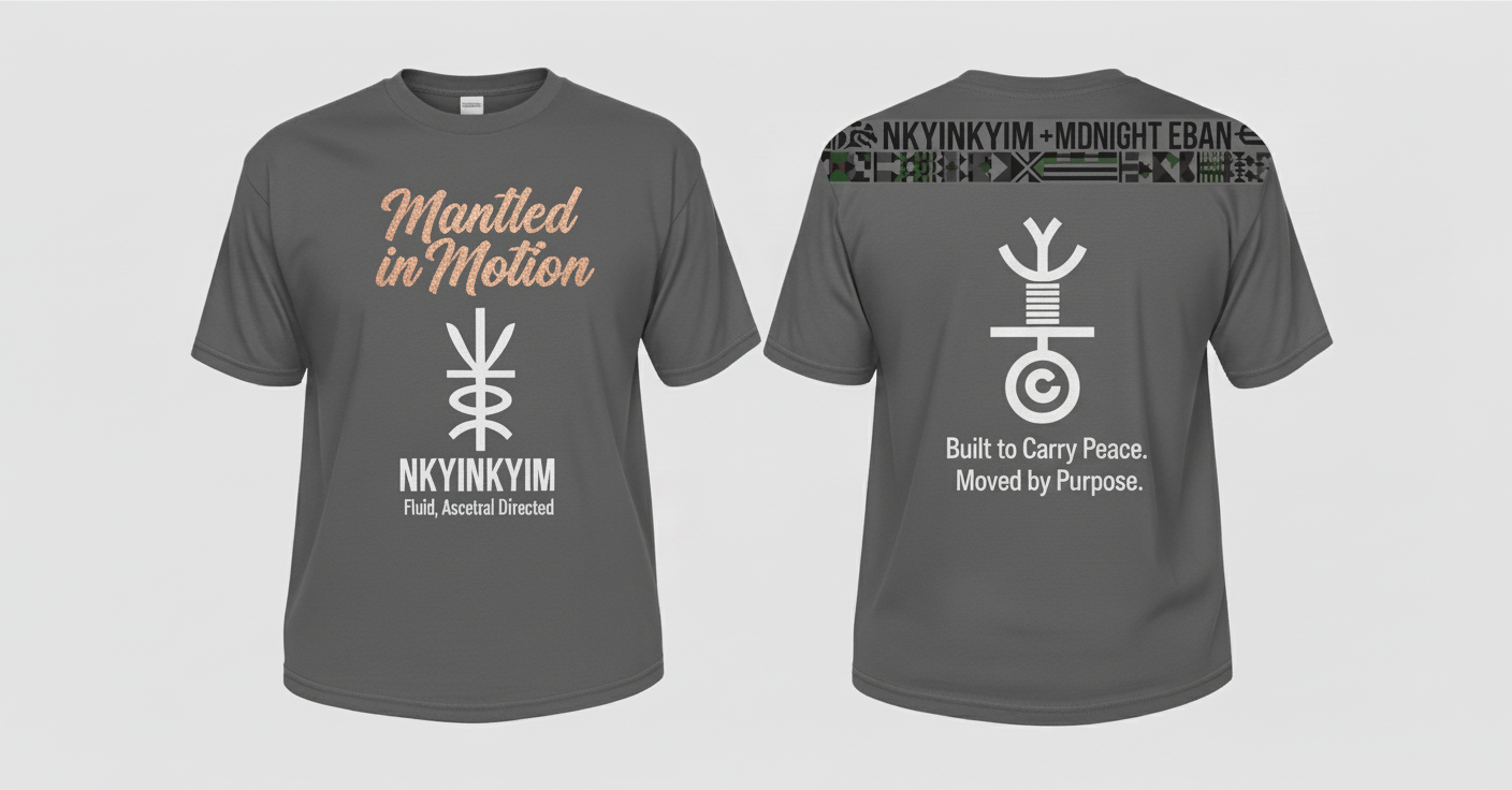 Mantled in Motion Tee – IAM HERITAGE HOUSE Edition